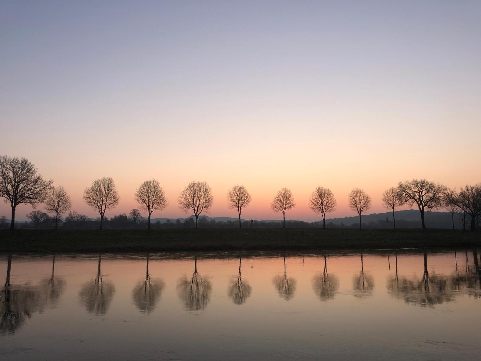 Ferienwohnung Weserblick Polle Bagian luar foto
