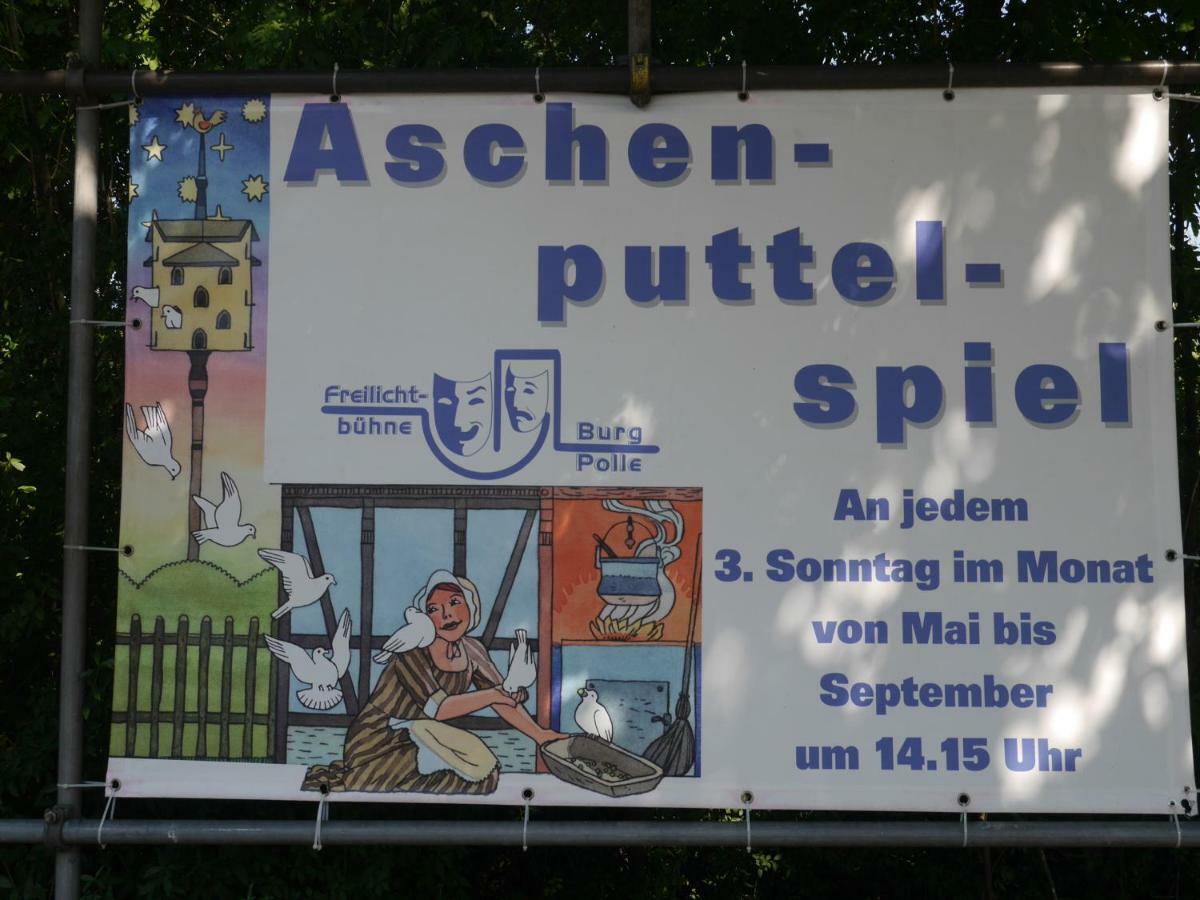 Ferienwohnung Weserblick Polle Bagian luar foto